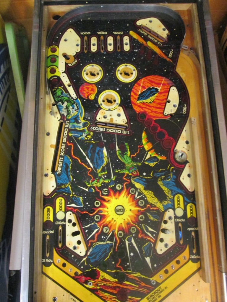 Blackout Before and After Firebird Pinball Phoenix Arizona Pinball Repair