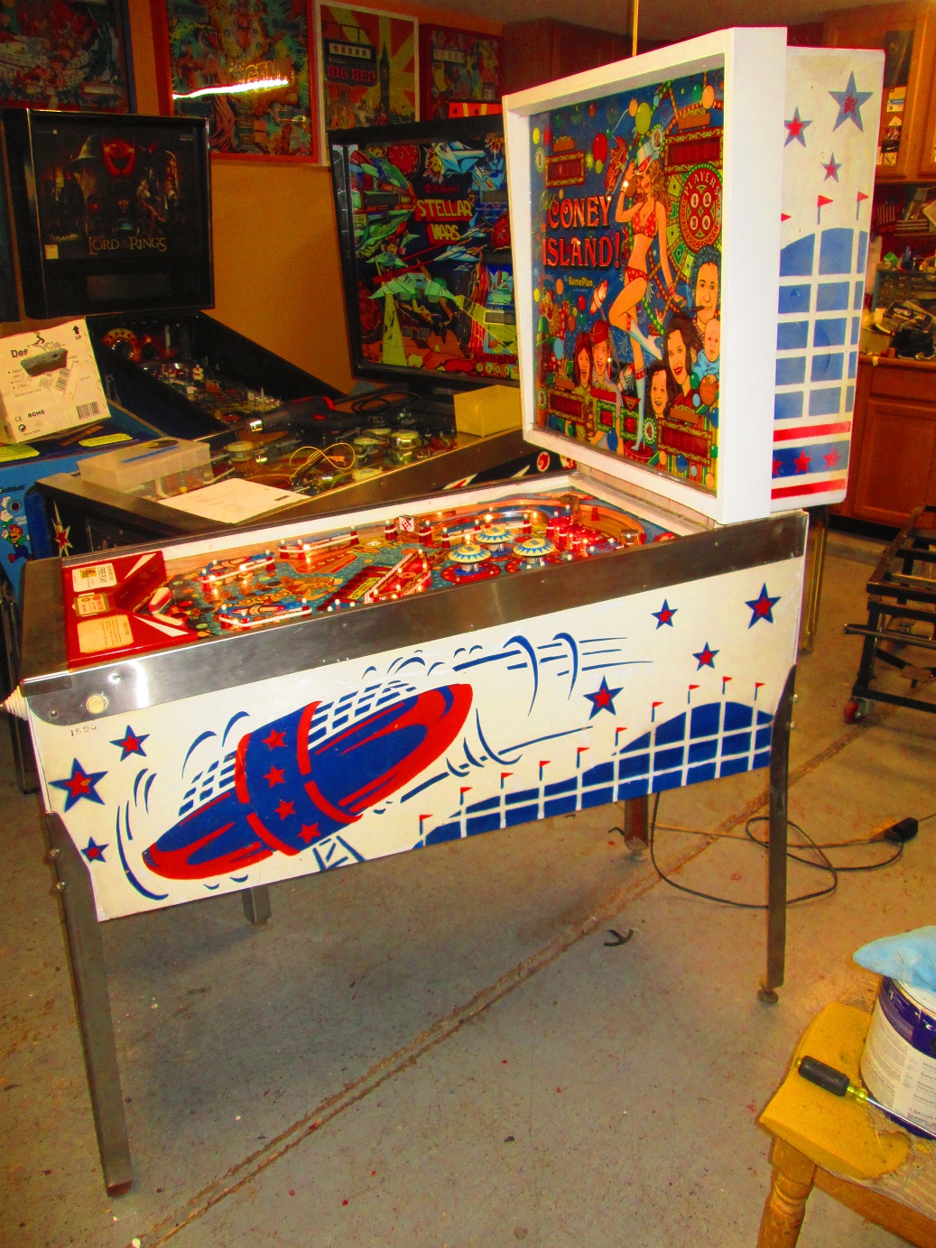 1979 Game Plan Old Coney Island Pinball Machine Tune-up Kit 