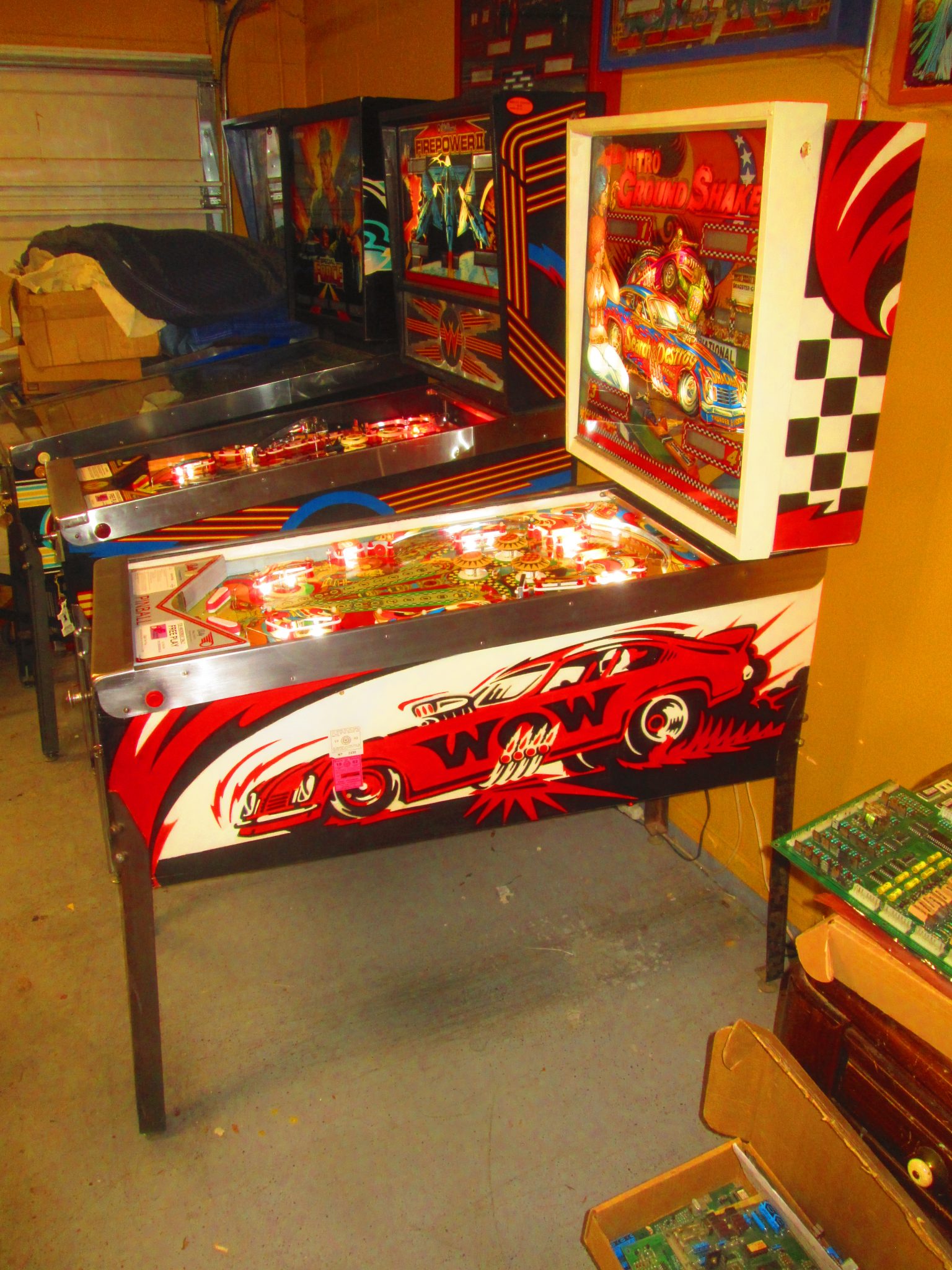 Nitro Ground Shaker Wins Again! Firebird Pinball Phoenix Arizona